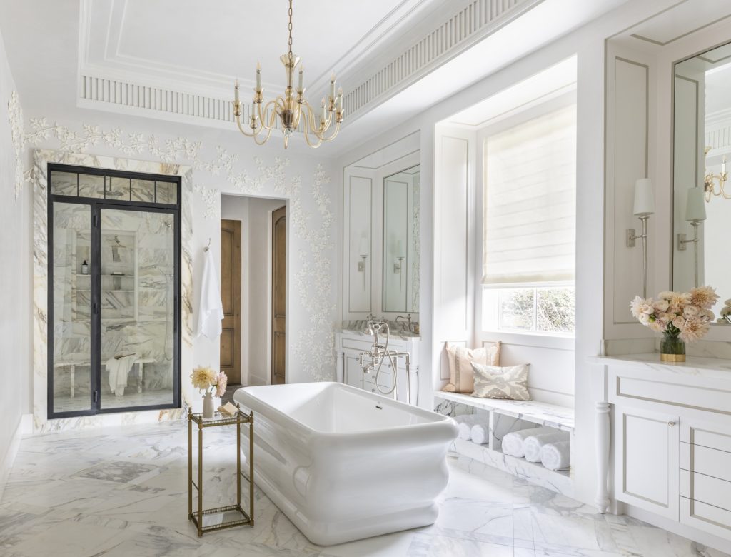 Royal Point Reveal on House Beautiful - Bathroom Design - Marie Flanigan Interiors